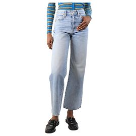 Autre Marque Blue bleached jeans - size UK 6 Blue