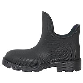 Burberry Black rubber ankle boots - size EU 42 (UK 9) Black