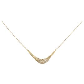Autre Marque Collier en diamant Au750 Doré