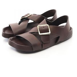 Sandales en cuir Loewe Ease Marron