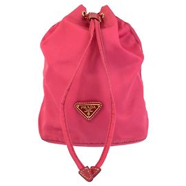 Bolso de nylon Tessuto Prada Rosa