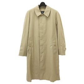 Burberry Polyester-Baumwoll-Langmantel Beige