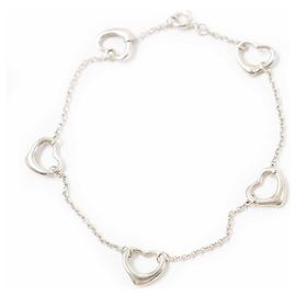 Tiffany & Co Tiffany&Co. Open Heart 5P Silberarmband Silber