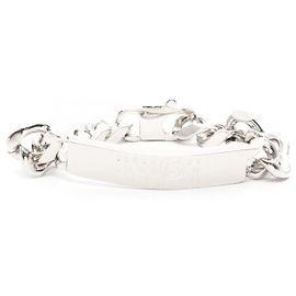 Maison Martin Margiela MM6 Edelstahlarmband Silber