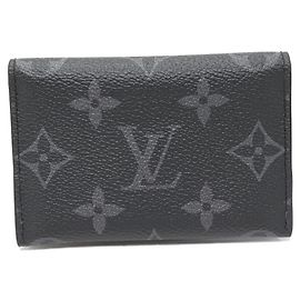 Louis Vuitton Slim Monogram Kartenetui Schwarz