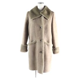 Autre Marque Abrigo Mouton EMMETI Beige