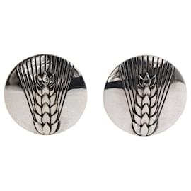 Autre Marque Georg Jensen Wheat Ear Silver 925 Cufflinks Silvery