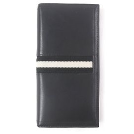 Bally TAIRO-290 Leather Long Wallet Black