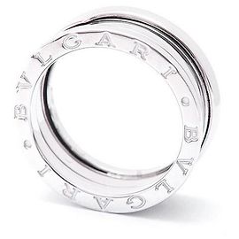 Bulgari Bvlgari 750 Weißgold B-ZERO1 Ring Größe 17 Silber
