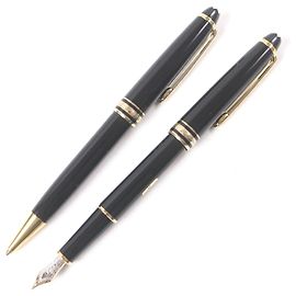 Set di penna stilografica e penna a sfera Montblanc 14K 2-in-1 Nero Altro