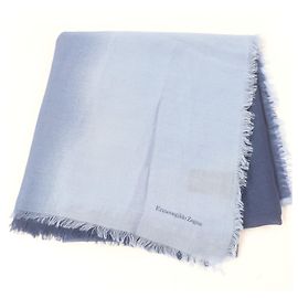 Wollschal Ermenegildo Zegna Blau