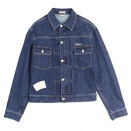 Denimjacke aus Baumwolle und Polyester Dior×Kenny Scharf mit Spielkarten Blau Andere