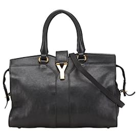 Yves Saint Laurent Sac en cuir Cabas Chyc 2 en 1 Saint Laurent Noir