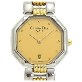 Dior Swing Octagon Stainless Steel Watch Golden