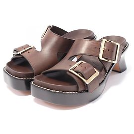 Mules en cuir Loewe Ease Heel Slide Marron