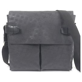 Alfred Dunhill Borsa a spalla in PVC D-eight di Dunhill Nero