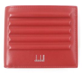 Alfred Dunhill Dunhill GT 4CC Coin case Billfold Leather Wallet Red
