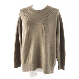 Pull en cachemire à col rond Hermès Marron
