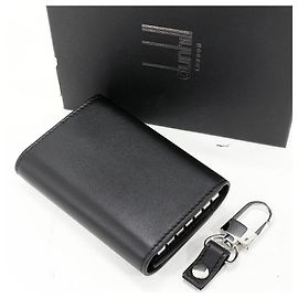 Alfred Dunhill Dunhill Sidecar Calf Key Case Black