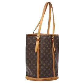 LOUIS VUITTON Bolsa de Hombro Monogram Bucket GM M42236 LV Auth 139420 Monograma