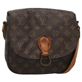 LOUIS VUITTON Borsa a Spalla Monogram Saint Cloud GM M51242 LV Auth 140025 Monogramma