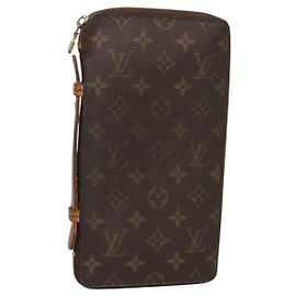 LOUIS VUITTON Organizer Da Viaggio Monogram Custodia M60120 LV Auth 139687 Monogramma