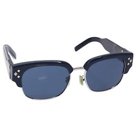 Christian Dior Sunglasses Plastic Blue Auth hk2963 Blue