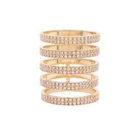 Anello Repossi, modello 'Berbère' in oro rosa e diamanti. Altro