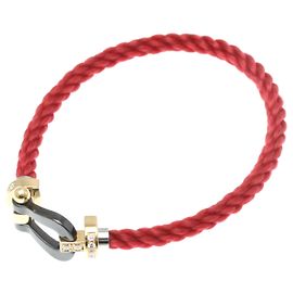 Fred Force 10 Large Half Diamond Bracelet Golden