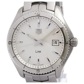 Relógio masculino TAG HEUER Link em aço inoxidável com quartzo WAT1111 Outro