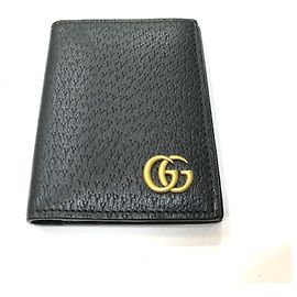 Visitenkartenetui Gucci GG Marmont Schwarz