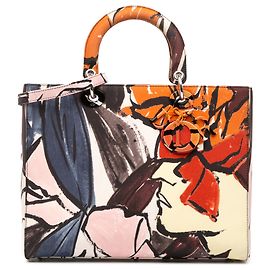 Dior Multi Grande Tela Floreale Graffiti Lady D Lite Multicolore