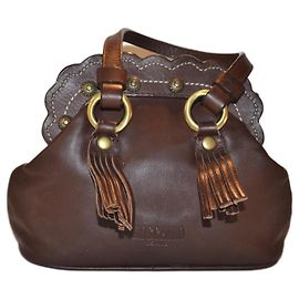 Moschino sac Marron