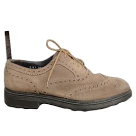 Derbies Santoni Marron Clair Daim Marron clair
