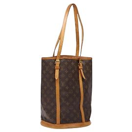LOUIS VUITTON Bolsa de Hombro Monogram Bucket GM M42236 LV Auth 138786 Monograma