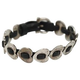 Salvatore Ferragamo Gancini Bracelet Ag925 Silver Auth 138156 Silvery
