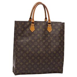 LOUIS VUITTON Bolsa Sac Plat Monogram M51140 LV Auth 139007 Monograma