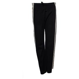 Isabel Marant Etoile Isabel Marant Étoile, Jogginghose mit beigem Besatz Schwarz Andere
