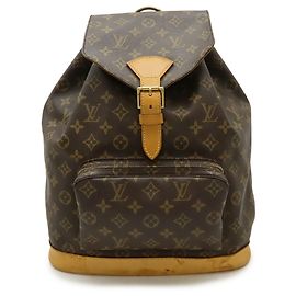 Sac à dos Montsouris GM en Monogram Louis Vuitton Marron