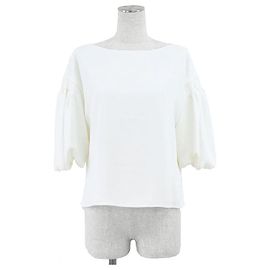 Autre Marque Twinkle Polyester Bluse FOXEY NEW YORK Weiß Aus weiß