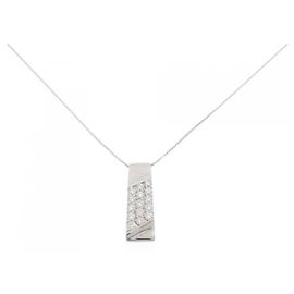 Autre Marque Au750 Diamant-Halskette Silber