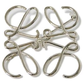 Spilla Anagramma Loewe Argento