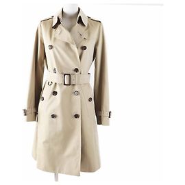 Gabardina de Algodón Burberry Londres Beige