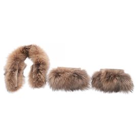 Max Mara CERSON NOVELAA Fox Fur Accessory Brown
