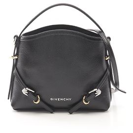 Givenchy Nano Voigeu Leather Handbag Black