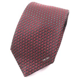 Prada Silk Tie Brown Other