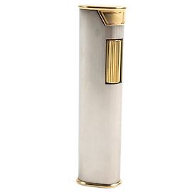 Alfred Dunhill Dunhill Slim Hairline Oval Form Lighter Silvery