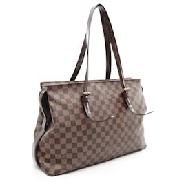 Louis Vuitton-Louis Vuitton Chelsea Damier Coated Canvas Tote Bag-Brown