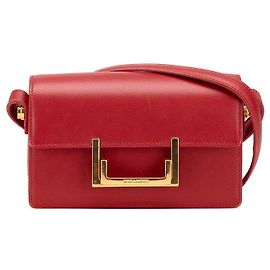 Yves Saint Laurent Sac à main en cuir Loulou classique de Saint Laurent Rouge