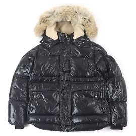 Moncler ARMORICANO Polyamide Polyester Down Jacket Black